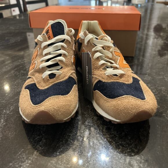 Levi's × New Balance Collaboration 1300 Orange Black M1300LV Men's Size 9.5 - Picture 3 of 16